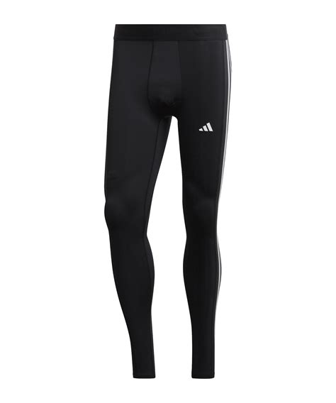 Adidas Techfit 3 Stripes Training Long Tights Black Lifestyle