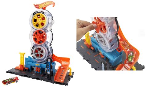 Hot Wheels City Wy Cigowy Warsztat Opon Pojazdy Tory I Gara E Sklep Internetowy Al To