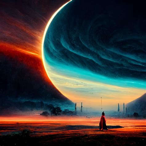 Matte Painting Cosmic Vibrant Surrealism K Midjourney Openart