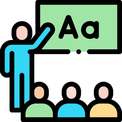 Icono De Aprender Detailed Rounded Lineal Color