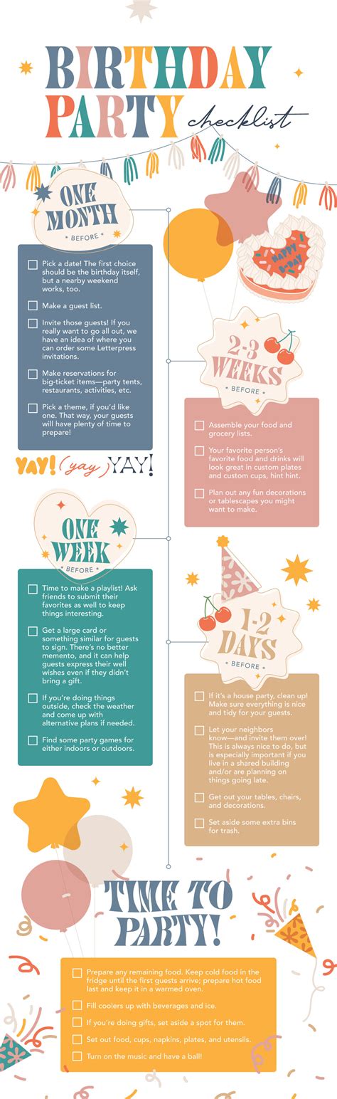 The Ultimate Birthday Party Checklist For Your Party