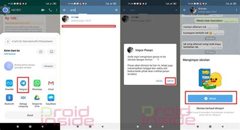 Memindahkan Chat Whatsapp Ke Telegram Mudah DROIDINSIDE