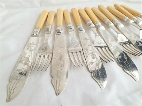 EPNS Sheffield Cutlery Set 12 Silver Plated Catawiki