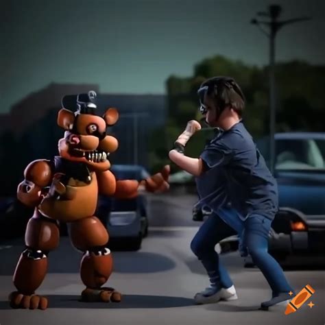 Epic Duel Between Markiplier And Freddy Fazbear