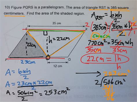 How To Find The Area Of A Shaded Region Of A Rectangle