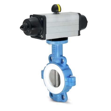 Pneumatic Actuated Lined Butterfly Valves Valve Cz