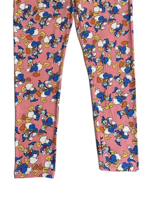 Lularoe Disney Leggings Women’s Tall And Curvy Graphic Donald Duck All Over Print Ebay