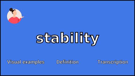 Stability Meaning And Pronunciation Youtube