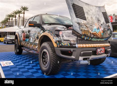 Customized Ford F-150 Raptor truck at SEMA Stock Photo - Alamy