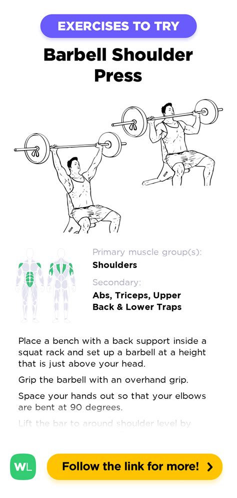 Barbell Shoulder Press Overhead Press Workoutlabs Exercise Guide