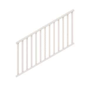 Veranda Traditional Ft X In White Polycomposite Stair Rail Kit