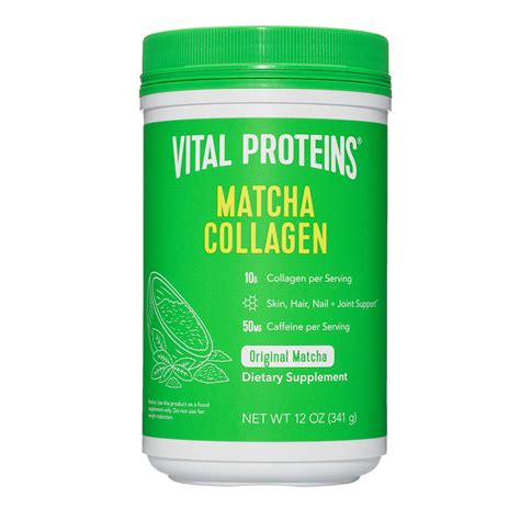 Buy Vital Proteins Matcha Collagen Peptides Powder Supplement L