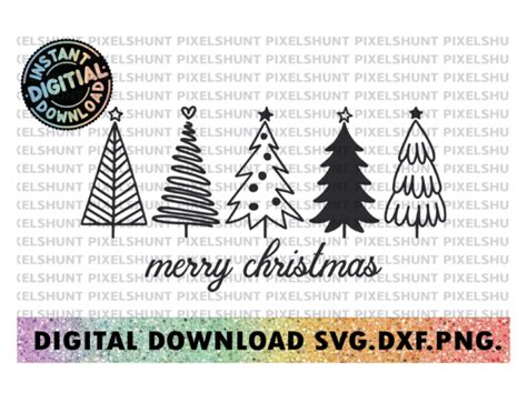 Christmas Tree Svg Bundle Graphic By Artistbloves · Creative Fabrica