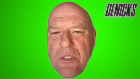 Hank Schrader Says Sussy Baka Green Screen Meme Youtube