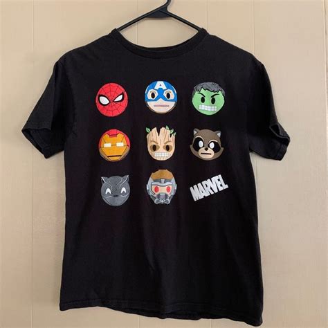 Marvel Characters Tshirt Kids Medium T Shirt Kids Tshirts Marvel Kids