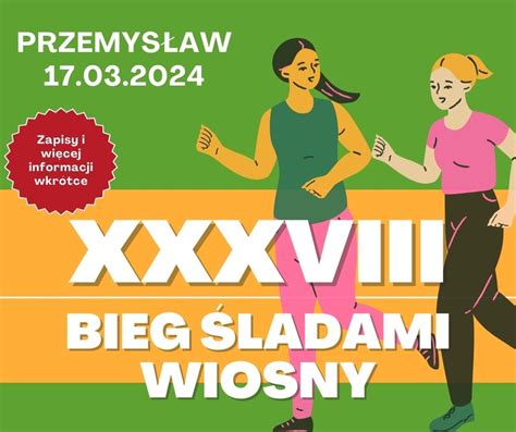 XXXVIII BIEG ŚLADAMI WIOSNY Panel Maratończyk Pomiar Czasu