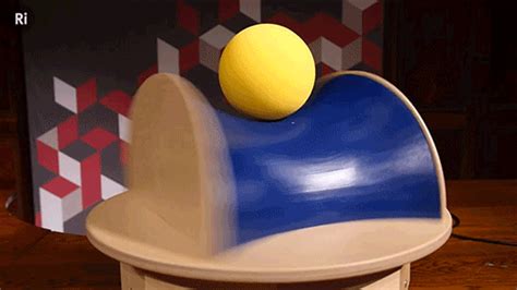 The Ball Would Roll Off If The Machine Wasn´t Spinning  On Imgur