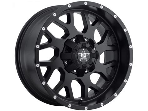 Luxxx Hd Matte Black Lhd Wheels Realtruck