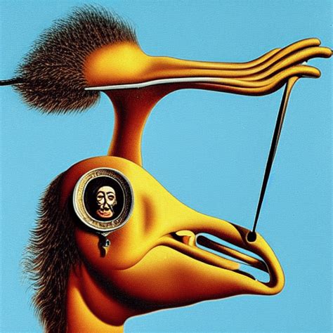 Im Stil Von Salvador Dali Melting Clocks Abstrakter Surrealismus · Creative Fabrica