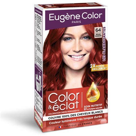 Coloration Permanente Rouge Profond 64 Eugene Color La Boite De 163 G à Prix Carrefour