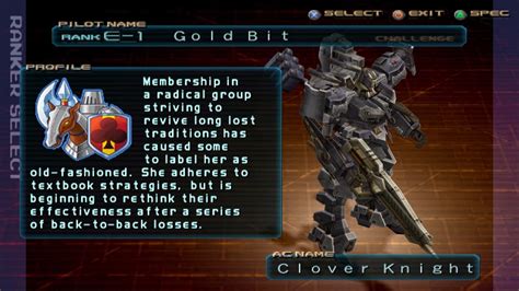 Silent Line Armored Core Arena Gold Bit Youtube