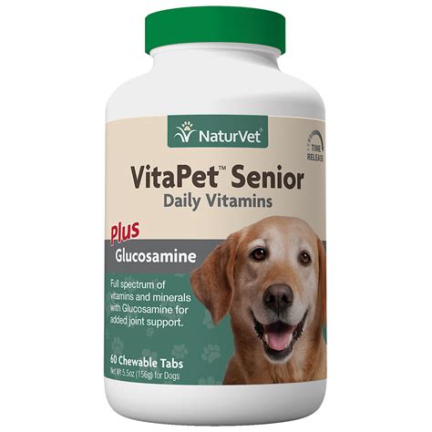 Naturvet Vitapet Daily Vitamin Tabs Pk Senior Sturgeon County Kennels