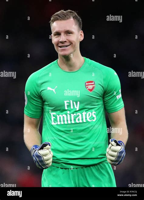 Arsenal Goalkeeper Bernd Leno Celebrates Their Goal Stock Photo Alamy