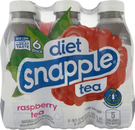 Snapple Tea Zero Sugar Raspberry Pack Planogram Back