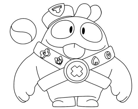 Cute Squeak Brawl Stars coloring page - Download, Print or Color Online ...