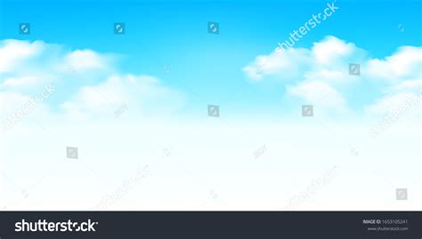 Sky Clouds Landscape Light Background Stock Vector (Royalty Free ...