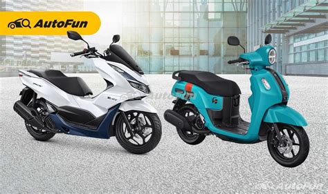 Mengenal Sistem Hybrid Honda PCX Dan Yamaha Fazzio Beda Cara Sama