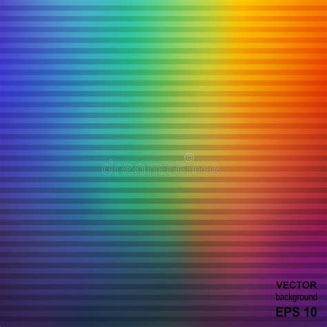 Colorful Striped Rainbow Abstract Background Stock Vector