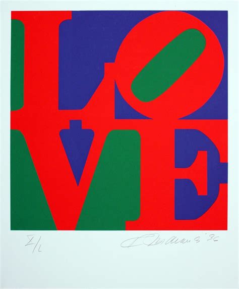 Robert Indiana Book Of Love 1996 Gormleys Gallery