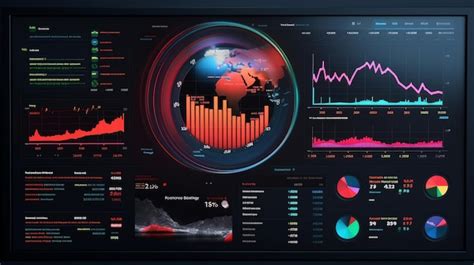 Premium Ai Image Data Visualization And Analytics Dashboard Ai Generated