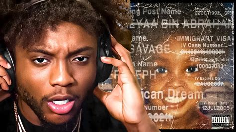 YourRAGE Reacts To 21 Savage S NEW Album American Dream YouTube