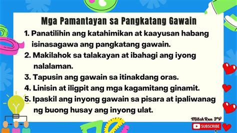 Pamantayan sa Pangkatang Gawain - YouTube