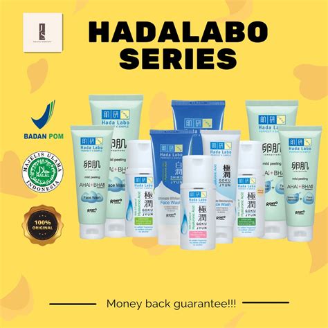 Jual HADA LABO Gokujyun Face Wash Shirojyun Face Wash Tamagohada