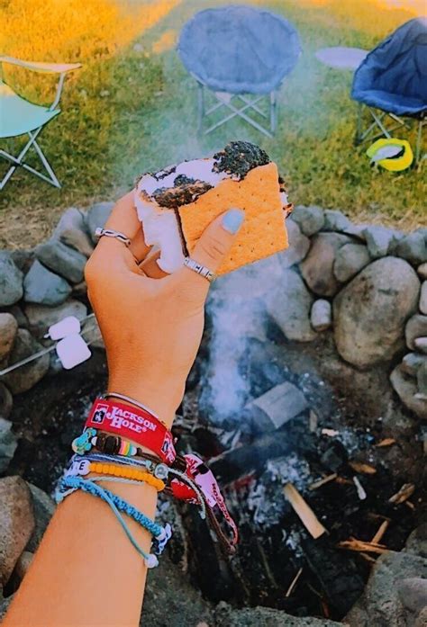 ~ Camping Smores ~ Summer Camp Aesthetic Camping Aesthetic Camp Counselor Aesthetic