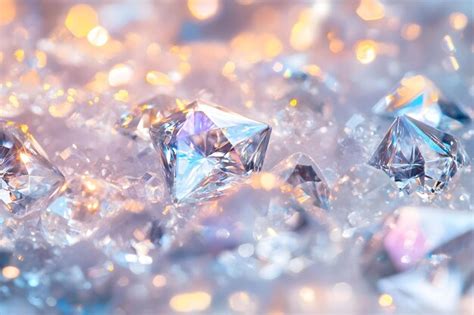 Sparkling Diamonds Premium Ai Generated Image