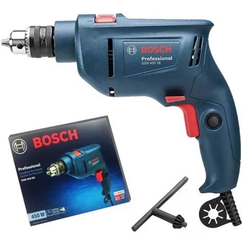 Taladro percutor atornillador eléctrico de 10mm Bosch GSB 450 RE 450W