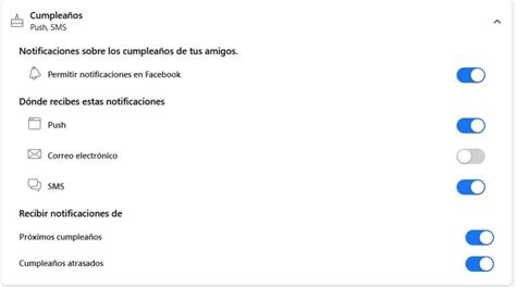 C Mo Activar Las Notificaciones De Cumplea Os En Facebook Clon Geek