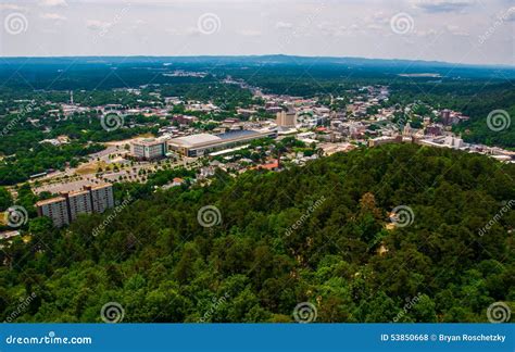 Hot Springs Arkansas City Overlook Look Out Tower Ozark Mountains