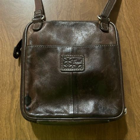 Fossil Bags Fossil Leather Crossbody Poshmark