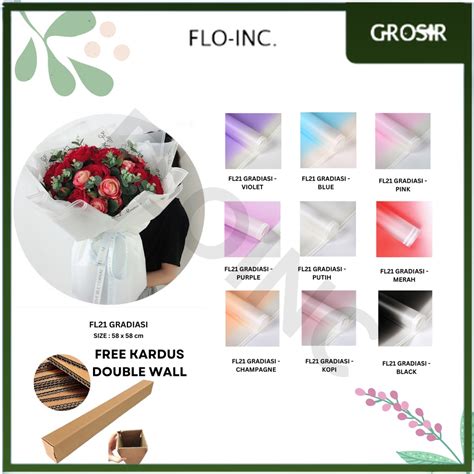 Jual Flo Inc Lembar Fl Gradiasi Kertas Bunga Paper Buket