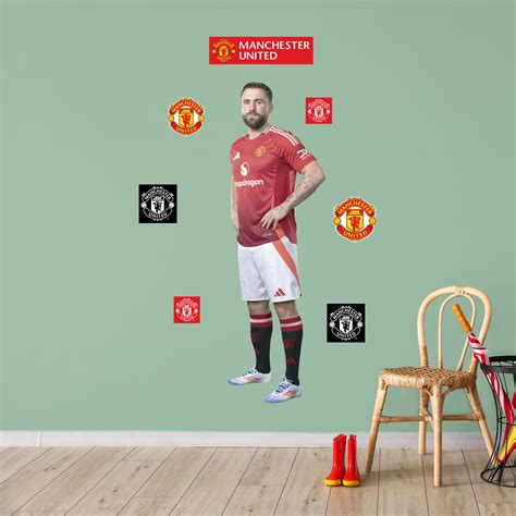 Manchester United Fc Wall Sticker Shaw 2425 Player Wall Decal