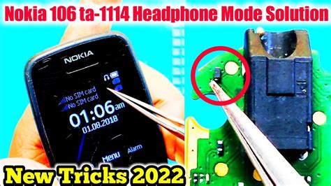 Nokia 106 Ta 1114 Headphone Mode Solution Warking YouTube