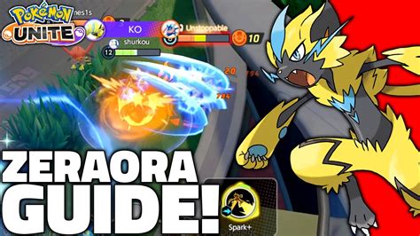 Zeraora Is By Far The Best Pokémon Heres How To Play It Pokémon Unite Zeraora Guide