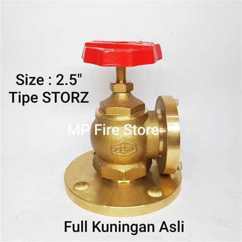 Jual FIRE LANDING HYDRANT VALVE ZEKI 2 5 In STORZ FLANGE 10K KRAN