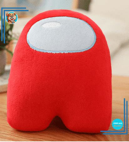 Peluche Among Us rouge en livraison gratuite Économisez 30 sur votre