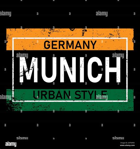 Munich. City of Germany. Editable logo vector design Stock Vector Image ...